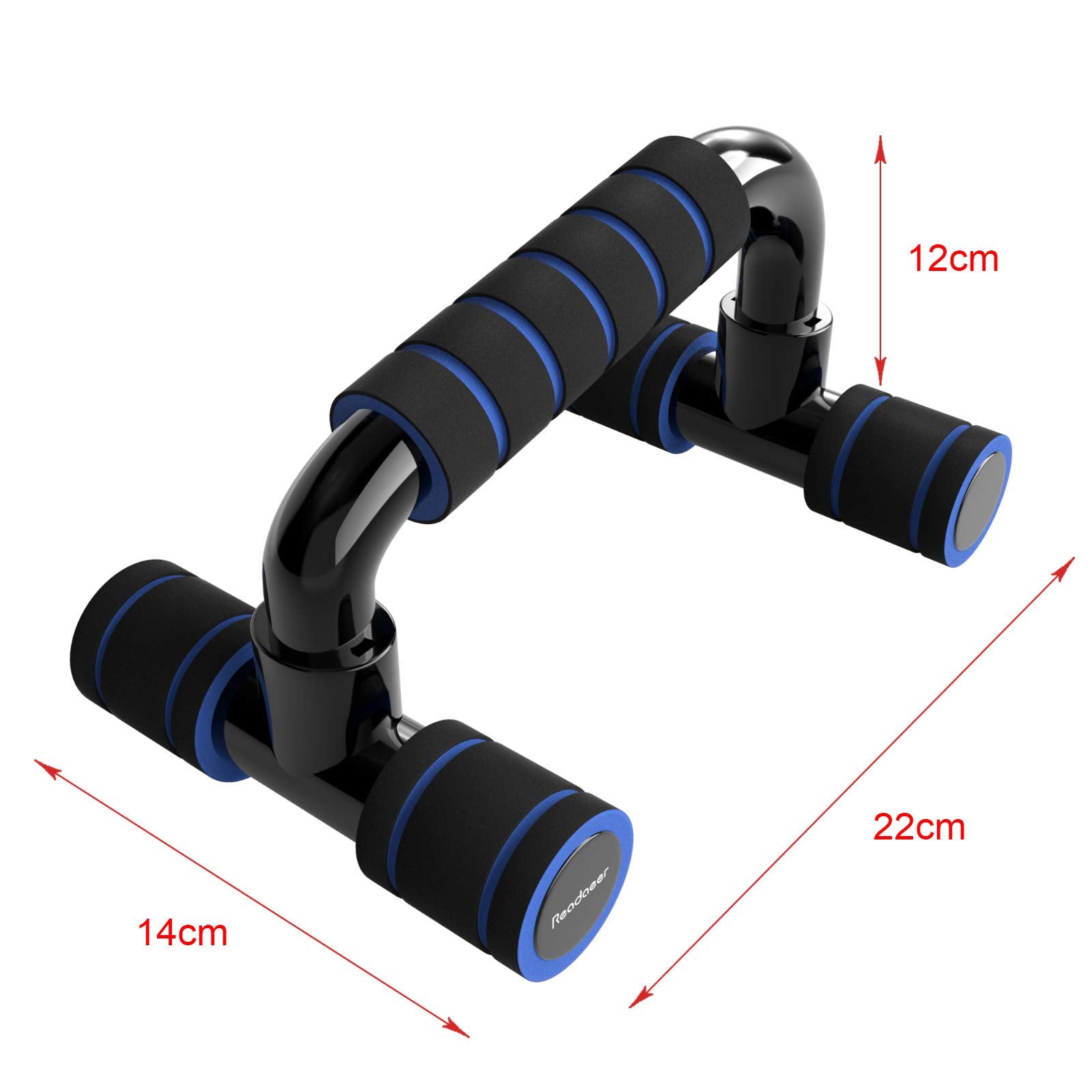 Readaeer Liegestützgriffe Push Up Stand Bars Liegestütze (blau)