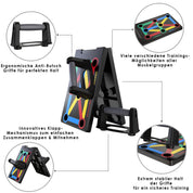 ALPHASKIN Premium Liegestützbrett Set I Verbessertes Konzept 2023 I Liegestützgriffe Homeworkout I 9 in 1 Push Up Bar I Homegym I Fitnessgeräte für Zuhause