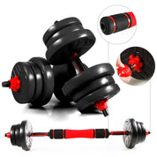 CCLIFE Hanteln Set 2er Kurzhanteln Langhanteln verstellbar Hantelset 20/25/30/40kg professionell Dumbbell mit Verbindungsstahlrohr Gewichten